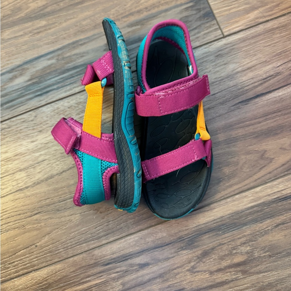 Girls Merrell Color Block Sandals Size 13
